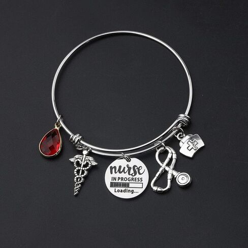 CENWA Future Nurse Gift Nurse Graduation Gift Nurse in Progress Student Nurse Bracelet Nursing Student Jewelry in Saudi Arabia