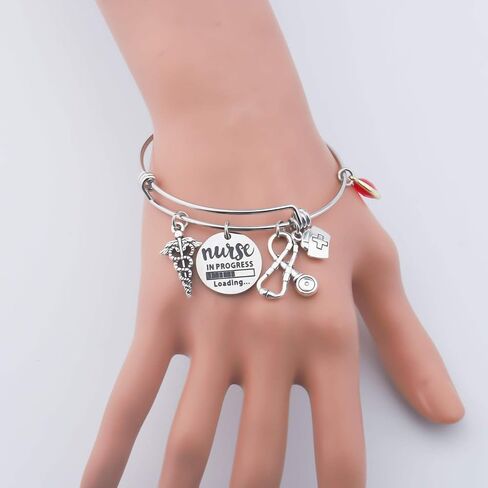 CENWA Future Nurse Gift Nurse Graduation Gift Nurse in Progress Student Nurse Bracelet Nursing Student Jewelry in Saudi Arabia