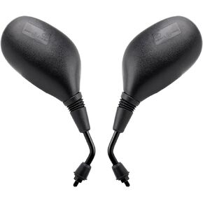 GY6 scooter Rearview Mirrors 8mm Fit for Sunl TaoTao Znen Lance Peace JCL Roketa Jonway Bashan 50cc 70cc 110cc 125cc 150cc ATM50 CY50A Chinese Moped Elliptical mirror surface
