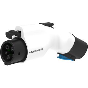 Tesla to J1772 Charging Adapter Max 60A & 250V - Compatible with Tesla High Powered Connectors, Destination Chargers, and Mobile Connectors (White)