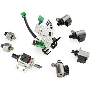 9 قطعة CVT JF011E RE0F10A F1CJA صمام الجسم الملفات اللولبية متوافق مع عيار Niss an Altima Sentra