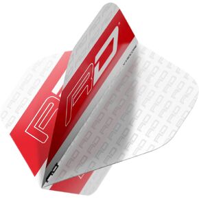 RED DRAGON Hardcore XT RD Logo Extra Thick Standard Dart Flights - 4 Sets Per Pack (12 Dart Flights in Total)