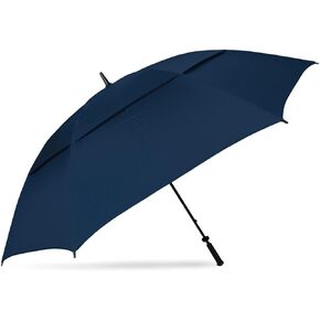 Guardian 2.0 62/68 Inch Lightweight Golf Umbrella, Automatic Open, Wind-Vented Canopy, Built-In Towel Bar