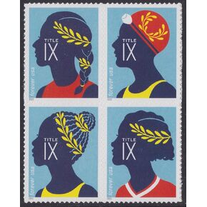 Title IX (Sheet of 20) Forever Postage Stamps Scott #5668-5671