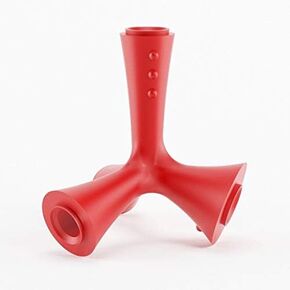OctoTee, unisex-adult Flexible Tripod Colorful Rubber Golf Tee with Multi Height, Pack of 2