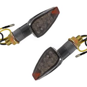 Motorcycle Turn Signals 2pcs LED Rear Turn Signals Amber Turn Signals Universal Fit for Honda Shadow Suzuki Kawasaki Harley Yamaha
