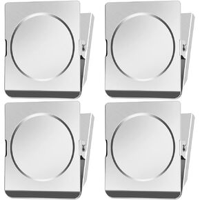 FINDMAG 4 Pack Clip Magnets 2.2inch Extra Large Magnetic Clips Heavy Duty, Fridge Magnet Clips, Whiteboard Magnet Clips, Clip Magnets for Fridge Home, Office, Whiteboard etc.