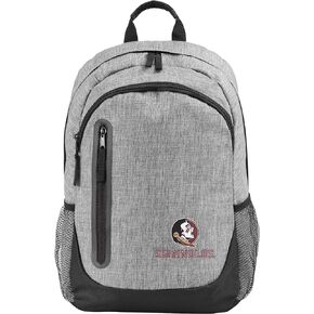 FOCO Alabama Crimson Tide NCAA Heather Grey Bold Color Backpack