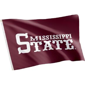 Desert Cactus Mississippi State University Flag Bulldogs MSU Flags Banners 100% Polyester Indoor Outdoor 3x5 Flag (Style Y) in Kuwait