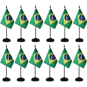 Costa Rica Flags Costa Rican Small Mini Desk Flags Set Small Mini Costa Rica Flags Table Flag with 13" Black Pole, Black Base and Spear Top, Miniature Costa Rican Deluxe Desktop Flag, Home Decoration,