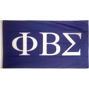 Phi Beta Sigma Letter Fraternity Flag Greek Banner Large 3 feet x 5 feet Sign Decor in Saudi Arabia