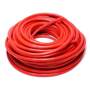 HPS 1/4" ID Blue high temp reinforced silicone heater hose 25 feet roll, Max Working Pressure 85 psi, Max Temperature Rating: 350F, Bend Radius: 1"