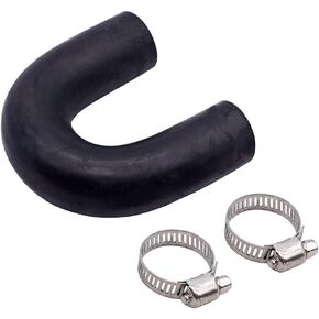 Heater Core Delete Bypass Hose,Heater Core Bypass Hose Coolant Crossover with Clamps for LS or LT Series Engine 551699