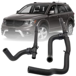 GXARTS New Upgraded Rubber Material Heater Hose assembly With Tee For Supply-Return Compatible with Dodge Journey 2.4VVT 2008-2020 Replaces 05058437A 5058437AK 05058437AD 05058437AI