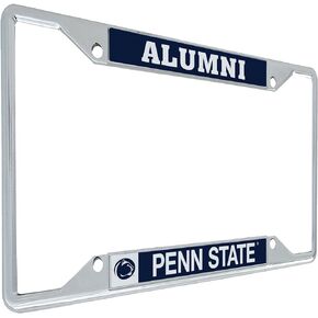 The Pennsylvania State University Penn State PSU Nittany Lions University Metal License Plate Frame for Front or Back of Car Officially Licensed (Alumni)