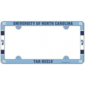 Wincraft North Carolina UNC Tar Heels Plastic License Plate Frame