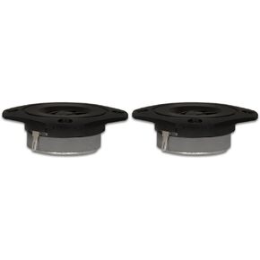 Goldwood Sound, Inc. Sound Module, Black Mylar Dome Tweeters 50 Watt Each 8ohm Replacement 2 Tweeter Pack (GT-302-2)