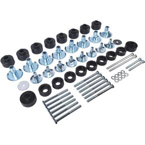 مجموعة البطانات المثبتة على كابينة الجسم لاستبدال Fo-rd F250 / F350 Super Duty 1999-2007 2WD 4WD KF04058BK Weonefit