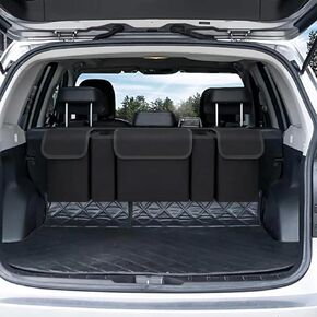 Car Trunk Organizer,Backseat Hanging Organizer with 5 Large Waterproof Storage Bag -Car Interior Accessories for SUV,Truck,Van,Cargo