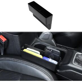 Center Console Storage Organizer Box Center Console Seat Storage Box Compatible with Jeep Wrangler TJ JK JKU JL JLU JT 4XE 392 2&4Doors 1996-2023 Interior Accessories