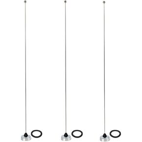 NMO Amateur Radio Antenna 150W VHF 136-174MHz 2M 18-Inch Mobile Antenna 3Pack