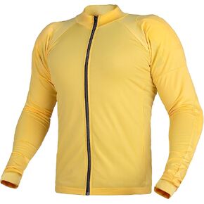 WICKED STOCK Breathable All Seasons Motorcycle Riding Shirt for Men-Women with CE (Certified) Protective Padded Shields Small Gray