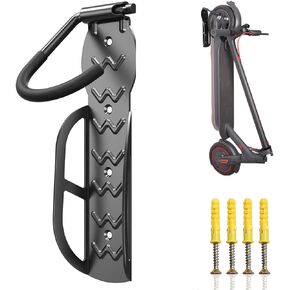 AceTaken Eletric Scooter Rack Wall Mount,Scooter Hangers for Indoor,Garage,Shed, Vertical Hook Holder for Bike,Electric Scooter,Kid Scooter, Heavy Duty Holds Up to 60 lbs