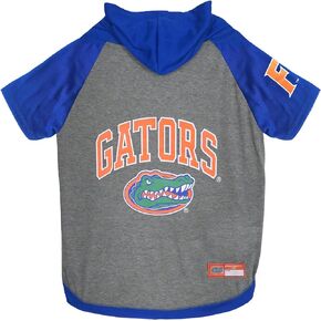 Pets First NCAA Florida Gators Hoodie for Dogs & Cats, Medium. | Collegiate Licensed Dog Hoody Tee Shirt | Sports Hoody T-Shirt for Pets | College Sporty Dog Hoodie Shirt. (FL-4044-MD)
