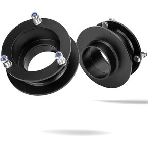 مجموعة رفع التسوية Ram 2500 2in، فواصل زنبركية لمستوى التعليق الأمامي 2 بوصة لـ 1994-2013 دودج رام 2500، 1994-2012 رام 3500، 1994-2008 رام 1500، طقم مستوى فولاذي من سبائك HOWBOW يناسب فقط الدفع الرباعي باللون الأسود in Kuwait