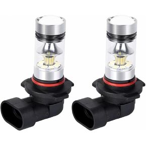 2PCS 9005/9006 LED Headlight Bulbs Fog Light Bulb, High and Low Beam Lights 12V 100W, 6500K Daytime Running lights, Front Light Replacement Kit for Most Vehicles (Ice Blue)