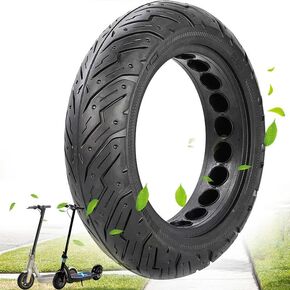 GYL 10 Inch Scooter Tires: 60/70-6.5 Solid Tire Replacement for Segway Ninebot Max G30 G30P G2 Gotrax G5 G6 GMAX Ultra Electric Scooter, 10x2.50-6.5 Tubeless Honeycomb Front Rear wheels
