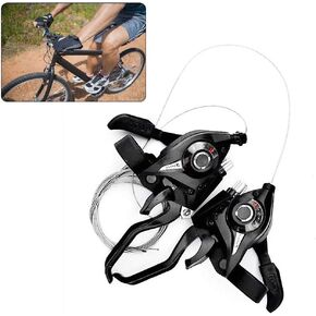 V-Brake ST-EF51 Set 3x7 Speed Shifter Brake Lever Combo MTB Bicycle Bike 21 Speed Brake/Shift Lever W/Brake Cable
