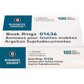 Business Source Standard Book Rings