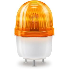 TOPENS JD24VY 24V Warning Light Emergency Flashing Safety Strobe Beacon Amber/Yellow Alarm Lamp Siren Blinker Halogen Tungsten Lamp for Gate Openers, Emergency and Construction Vehicles