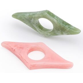 Thumb Page Holder for Reading 2Pack, Energy Pattern Thumb Bookmark, Book Opener Holder, Book Finger Page Holder, Book Accessories for Reading Lovers(Pink and Olive-Green）