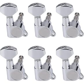 جين هو 6 في الخط 6R ضبط الغيتار الوتد المستقبلون آلة رؤساء ل درابزين ستراتوكاستر بدء تيلي نمط الغيتار كروم J07 in Kuwait