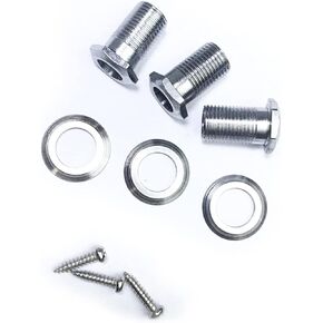 Wilkinson Guitar Tuners Machine Heads Tuning Pegs Washers Screws and Bushings Set, Gold
