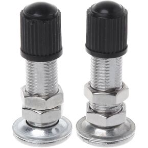 2 pcs 31mm Bicycle Schrader for Valve Ultralight Zinc Alloy MTB Mountain Road Bi as Shown Zinc Alloy