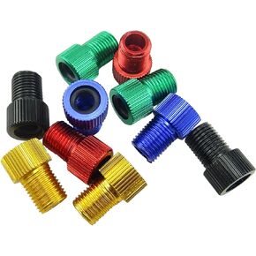 Honbay 10 PCS Bicycle Tire Valve Mouth Presta to Schrader Converter Car Valve Adapter Bicycle Bike Valve Adaptor Tube Pump Tools