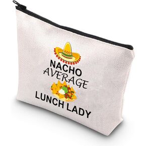 BDPWSS Lunch Lady Cosmetic Bag Lunch Lady Appreciation Gift For Lunch Staff Lunch Aide Cafeteria Worker Bag (Lunch Lady)