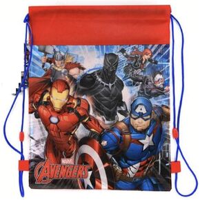 Disney & License Sling Bag Allover Printed For Boys or Girls,Perfect for Sport,Lunch, or Toys (Avengers)