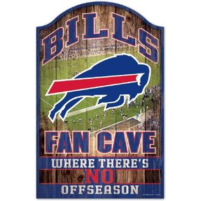 WinCraft NFL Buffalo Bills 05388011 Wood Sign, 11" x 17", Black