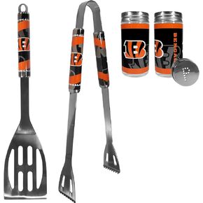 NFL Siskiyou Sports Fan Shop Cincinnati Bengals 2pc BBQ Set with Tailgate Salt & Pepper Shakers One Size Team Color