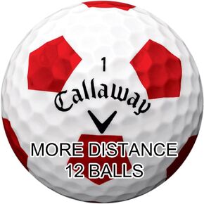 New Callaway Chrome Soft Golf Balls - Made in the USA ( 12 Pack) Choose Your Color