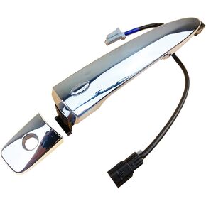 Exterior Door Handle Compatible for Leaf Maxima Murano Sentra 2009-2019 Front Left Driver Side - W/Smart Entry System W/Keyhole (FL)