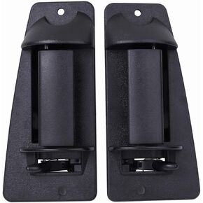 LCWRGS Extended Cab Door Handle Exterior Rear Driver & Passenger Side Replacement for Chevy Silverado & GMC Sierra 1999 2000 2001 2002 2003 2004 2005 2006 2007, 15758172 15758171