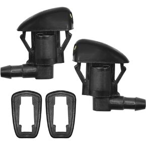 Windshield Washer Nozzle 25823360 for 2007-2013 GMC Acadia, 2007-2010 Saturn Outlook, 2013-2017 Chevrolet Traverse, 2 PCS Windshield Wiper Nozzle