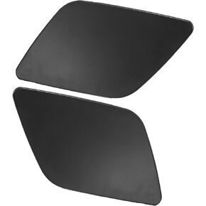 ACROPIX Front Left and Right Side Car Bumper Headlight Washer Nozzle Cover for Audi A6 4F C6 - Pack of 2 Black