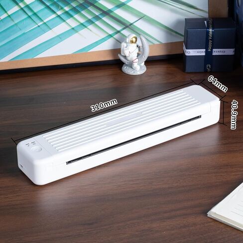 P831 Portable Printer Wireless Bluetooth Connection,Bluetooth Printer Compatible with Phone & Laptop,300DPI.Suitable for Home Vehincles Office. in Kuwait