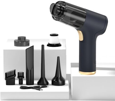 5 in 1 Cordless car Mounted Vacuum Cleaner，Multifunctional Brushless Motor 12000PA High Power,Vacuum Wireless Handheld Mini for Car,dust Busters Cordless Rechargeable in Saudi Arabia